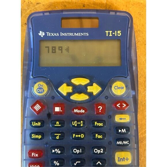 Texas Instruments TI-15 Explorer Basic Calculator (0710) - Picture 2 of 6